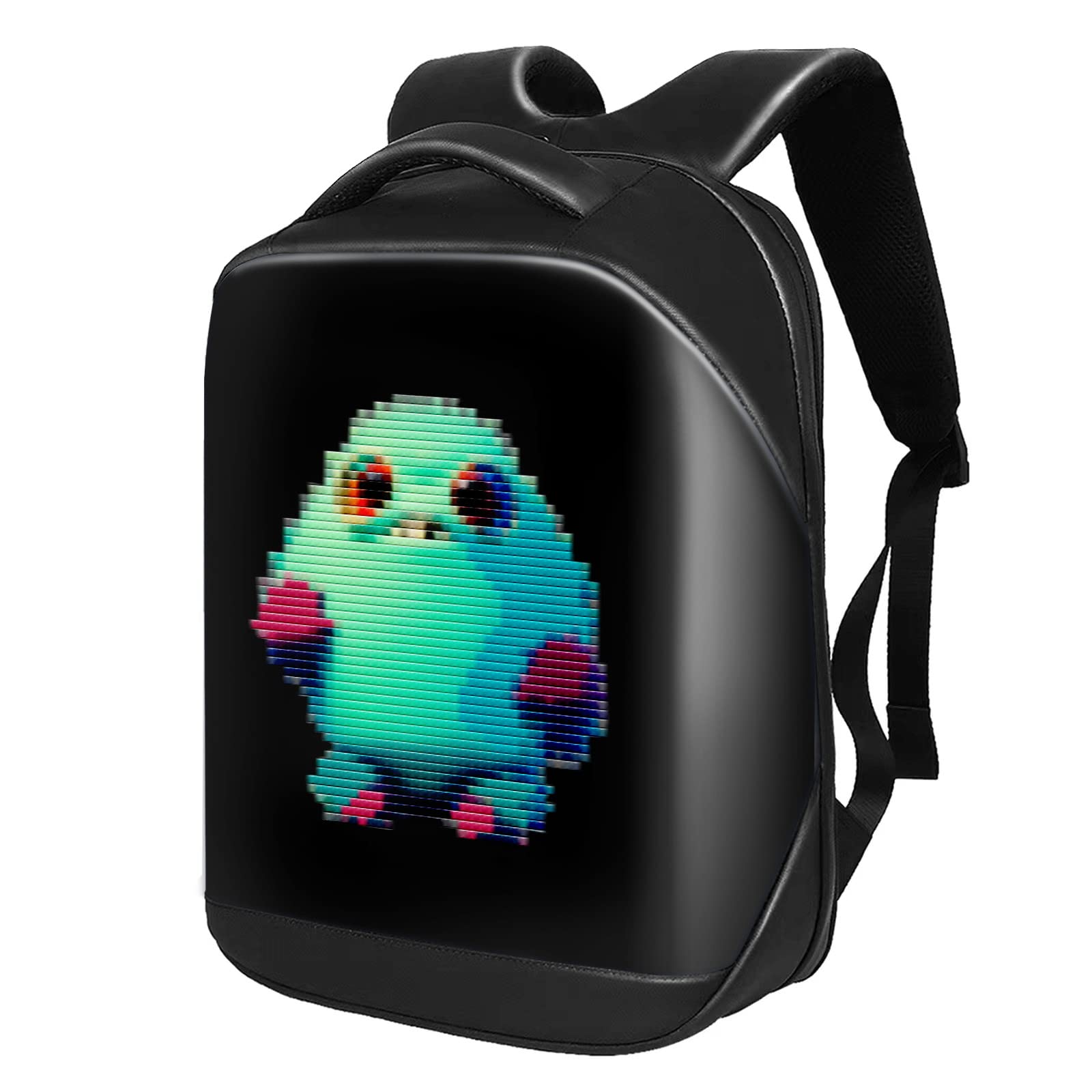 GIFR MOVERS LED Backpack with Full Color Programmable Screen - Waterproof Travel Laptop Backpack for Men & Women - Perfect for Raves, Concerts, Night Cycling and Outdoor Adventures