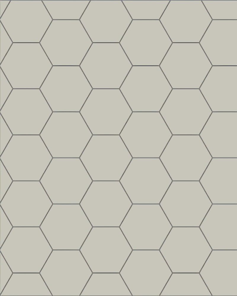 Hexagon Porcelain Tile 10x10 cm - Pearl Gray - Perfect for Kitchen Backsplash, Bathroom Walls & Flooring