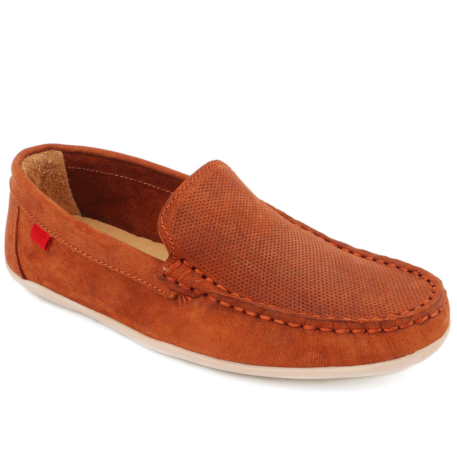 Boys Genuine Leather Driving Moccasins - Comfortable Cushion Support Slip-On Loafers for Kids | Classic Casual Dress Shoes for School, Holidays & Everyday Wear (Toddler/Little Kid/Big Kid Sizes)