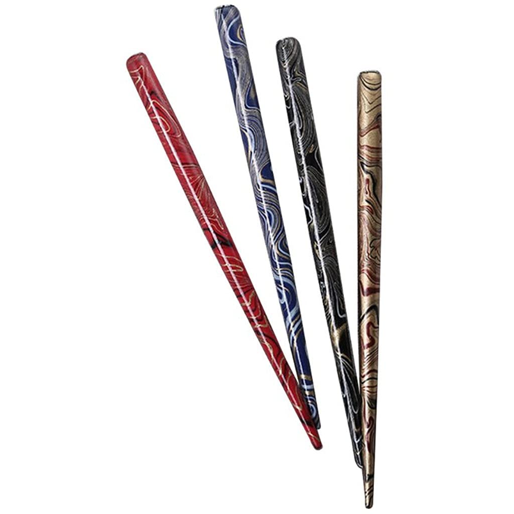 YLHXYPP 4-Piece Vintage Wooden Oblique Calligraphy Pen Set with Antique Dip Pens - Perfect for Hand Lettering, Wedding Invitations & Artistic Writing
