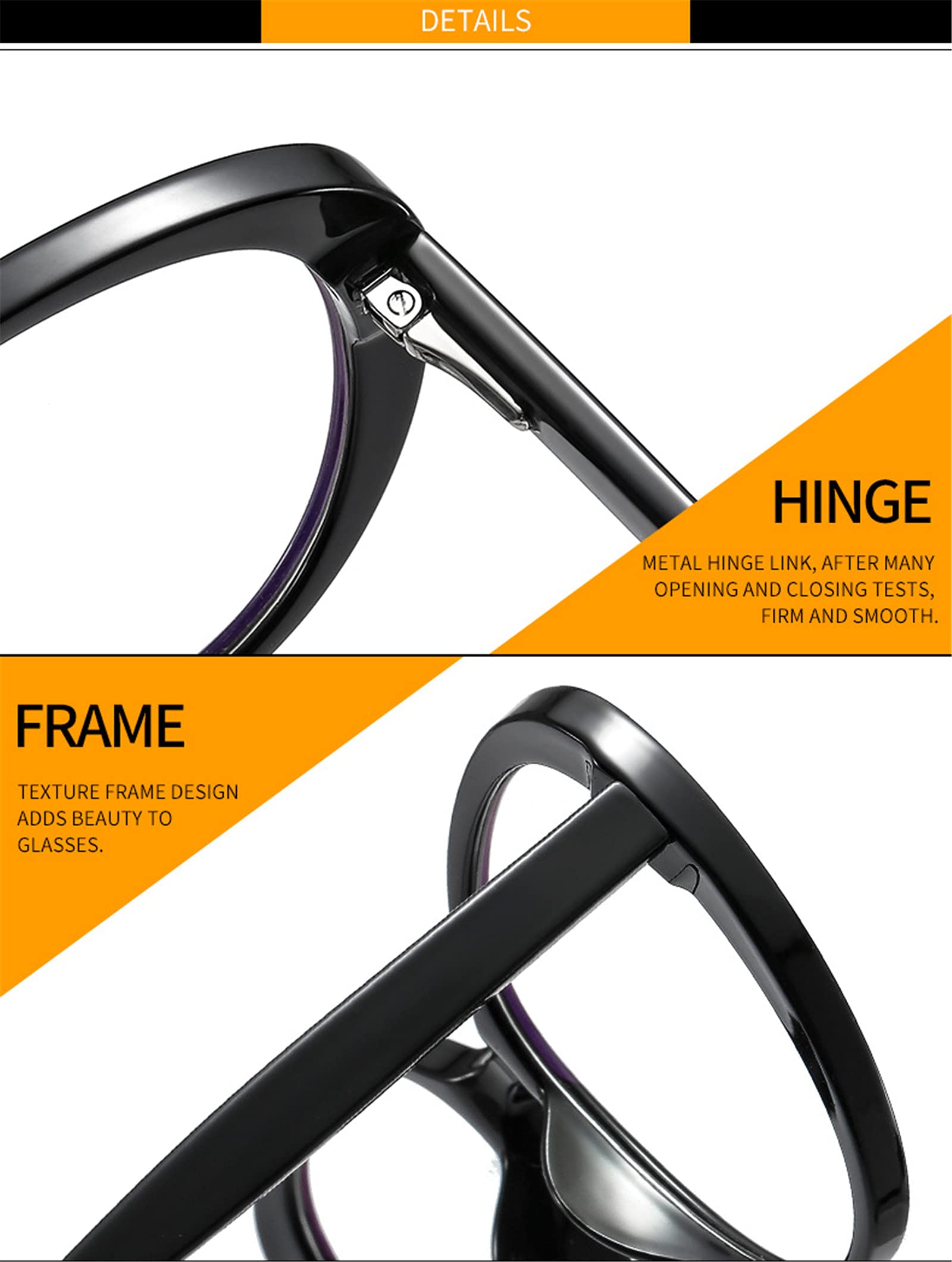 Blue Light Blocking Reading Glasses for Women - Bifocal Computer Readers for Work & Screen Use