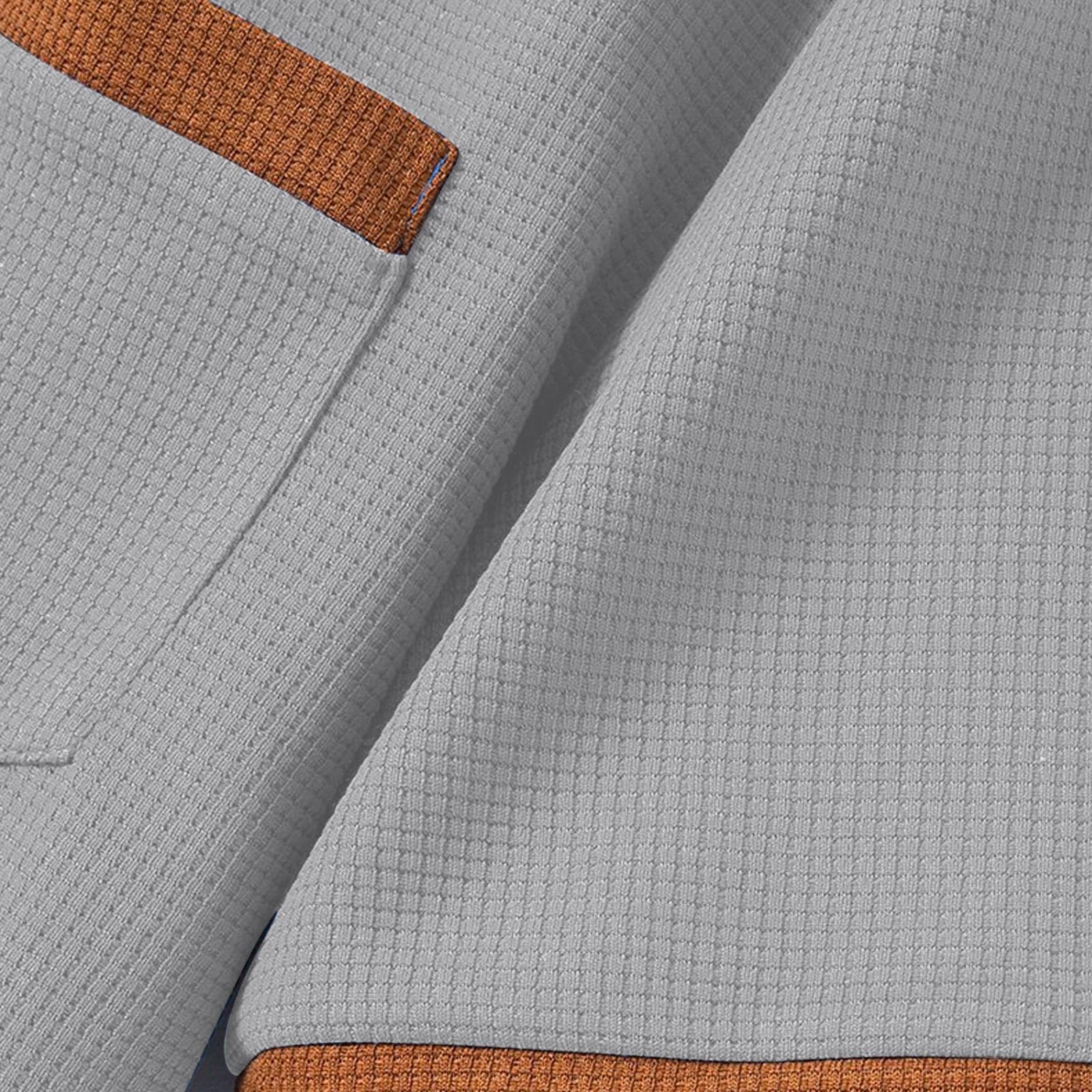 Men's Waffle Knit Tracksuit Set - Short Sleeve Polo Shirt & Athletic Shorts | Summer Casual Sportswear for Gym, Running & Lounge Wear