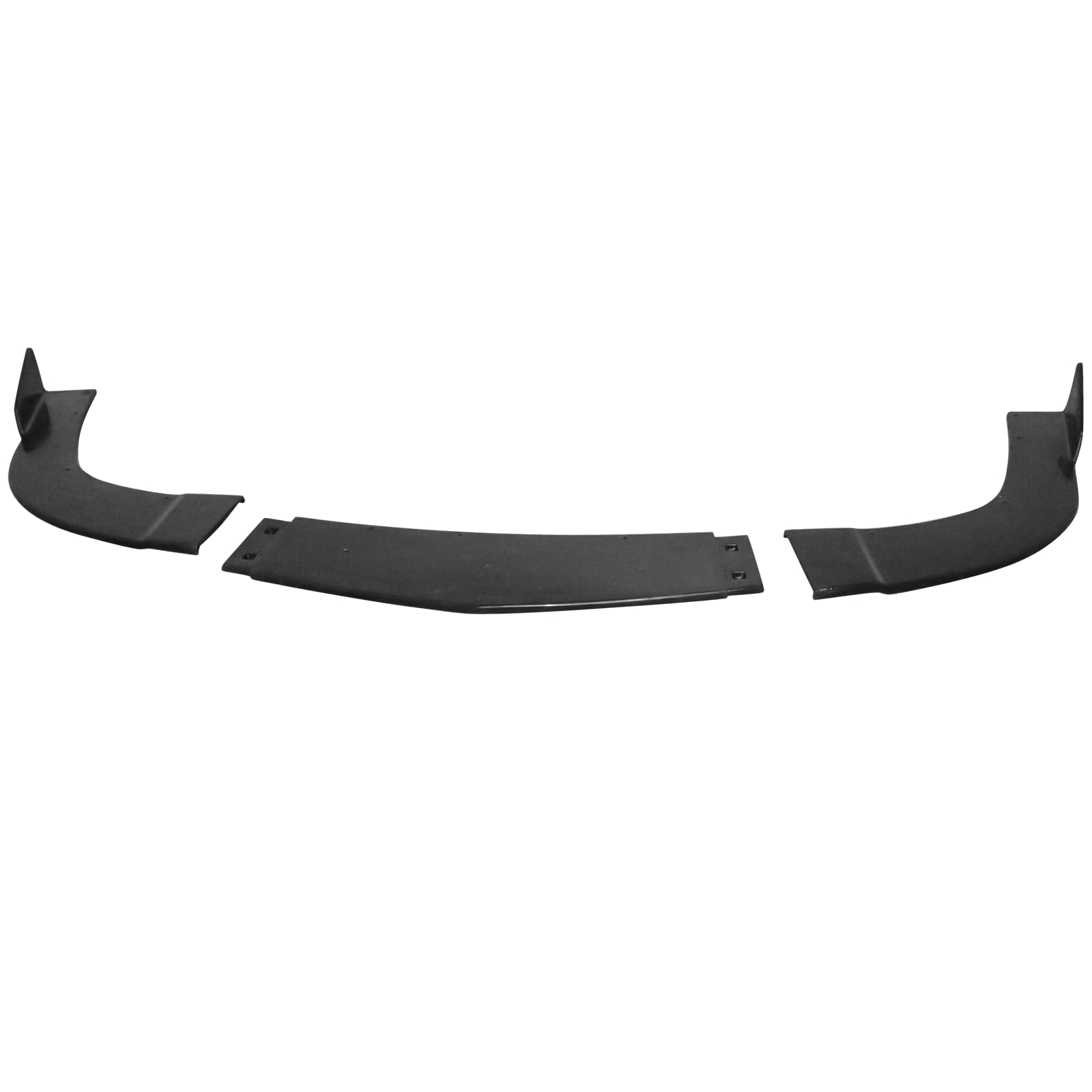 FREEMOTOR802 3PCS Front Bumper Lip Spoiler for 2011-2014 Chrysler 200 - PU Polyurethane Unpainted Black Body Splitter (IKON Style) - Enhances Aerodynamics & Sporty Look for Street Racing & Car Shows