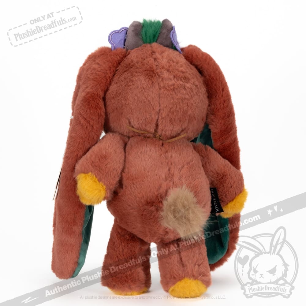 Plushie Dreadfuls Taurus Rabbit Stuffed Animal - Soft Zodiac Plush Toy for Taurus Birthday Gifts, Cute Collectible for Kids & Adults, Perfect for Home Decor, Bedroom Cuddling, and Astrology Lovers