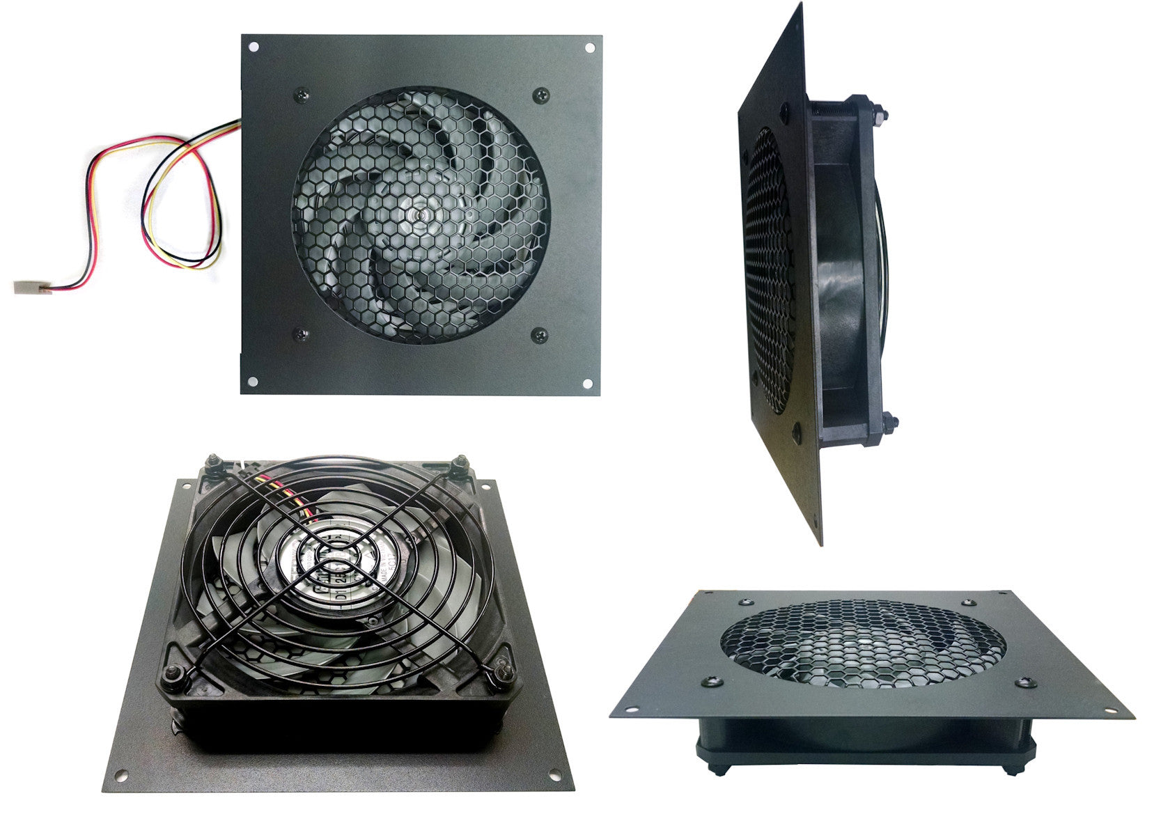 Coolerguys GT Series Single 120mm PC Cooling Fan Kit with Thermal Controller - Perfect for Gaming PC, Workstation & Computer Case Cooling