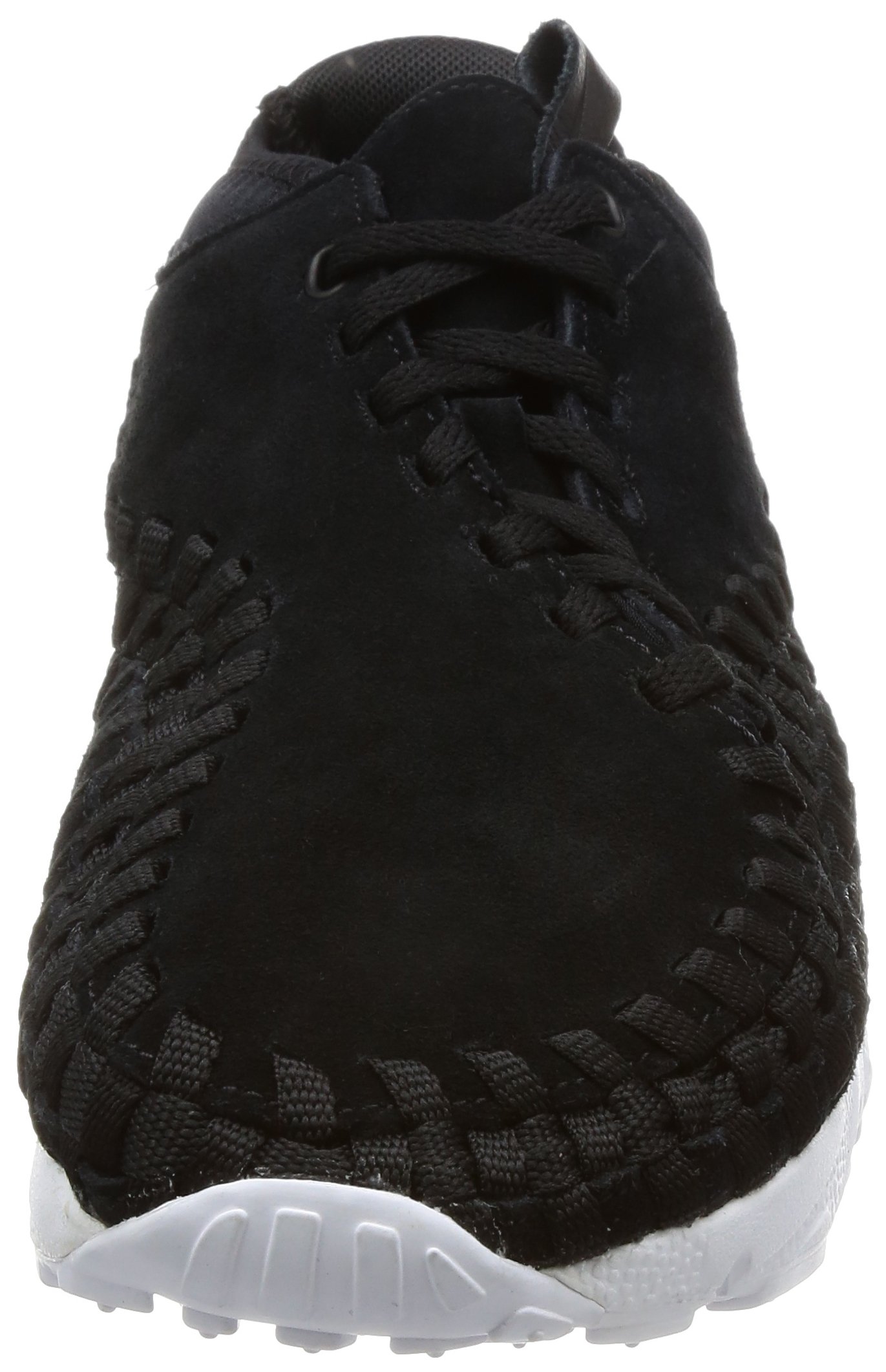 Nike Men's Air Footscape Woven Chukka Sneakers - Black/White - Size 8.5 M US - Comfortable Casual & Athletic Shoes for Walking, Running, and Everyday Wear