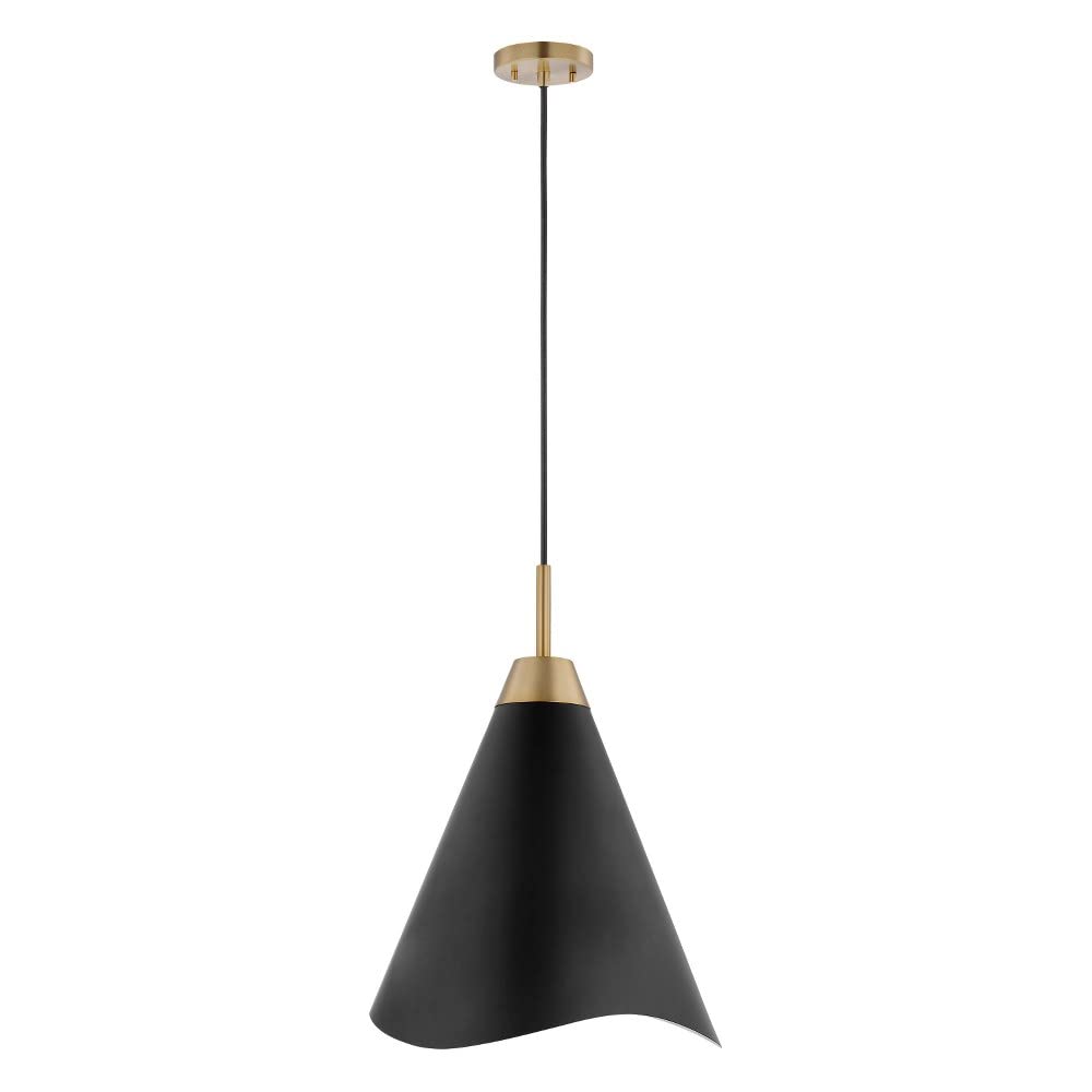 Nuvo Tango Mid-Century Modern 1-Light Small Pendant Light Fixture - 16