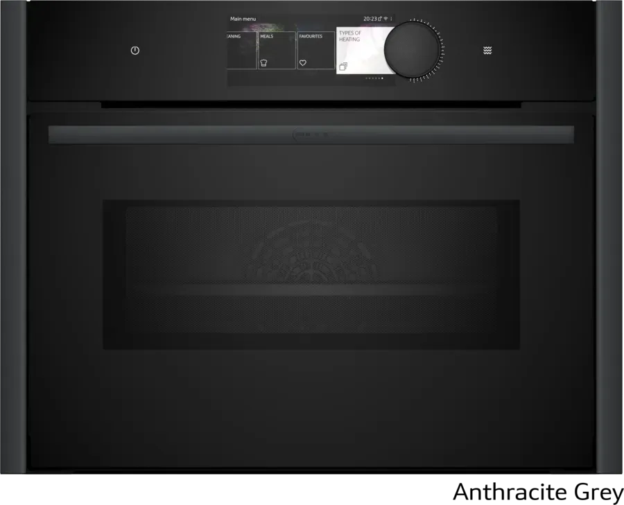 Neff 45cm Built-In Pyrolytic Combi Microwave Oven with Flex Design - N90 Model C29MY7MY0 | Perfect for Modern Kitchens, Baking & Quick Meals