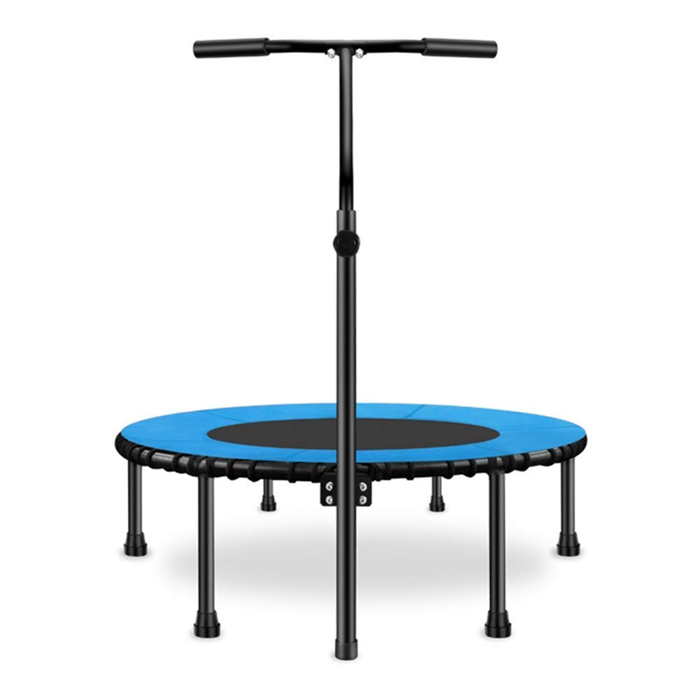 Oval Fitness Trampoline for Kids & Adults - 100Cm Quiet, Safe Bounce with Premium Bungees for Cardio Workout | Durable Home Gym Equipment for Indoor Exercise & Family Fun