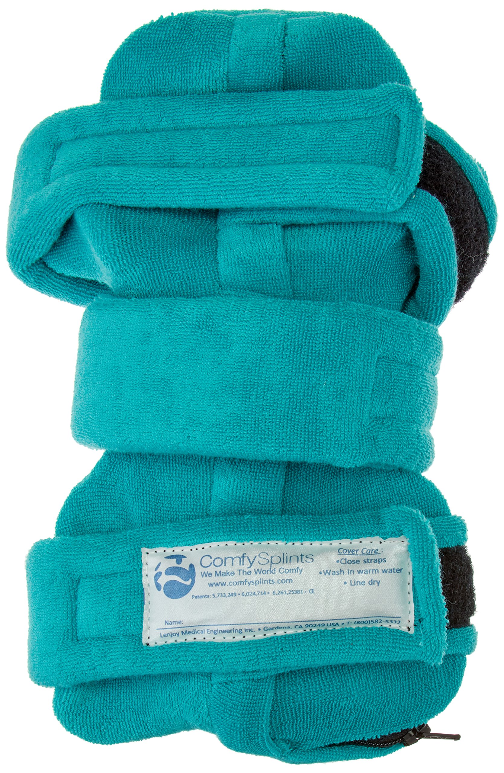 ComfySplints Hand & Thumb Orthosis Brace with Soft Terrycloth Cover - Pediatric Large Size for Kids - Ideal for Carpal Tunnel, Arthritis & Post-Surgery Support