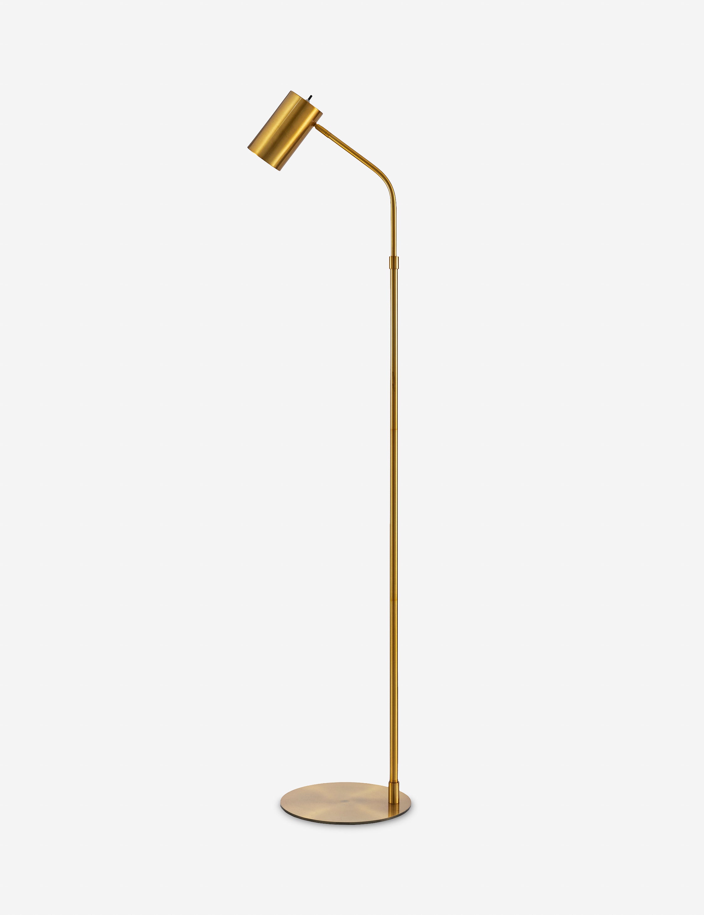 Brigman Modern Floor Lamp with Adjustable Height - Stylish LED Standing Light for Living Room, Bedroom & Office - Warm White & Cool White Dimmable Lighting