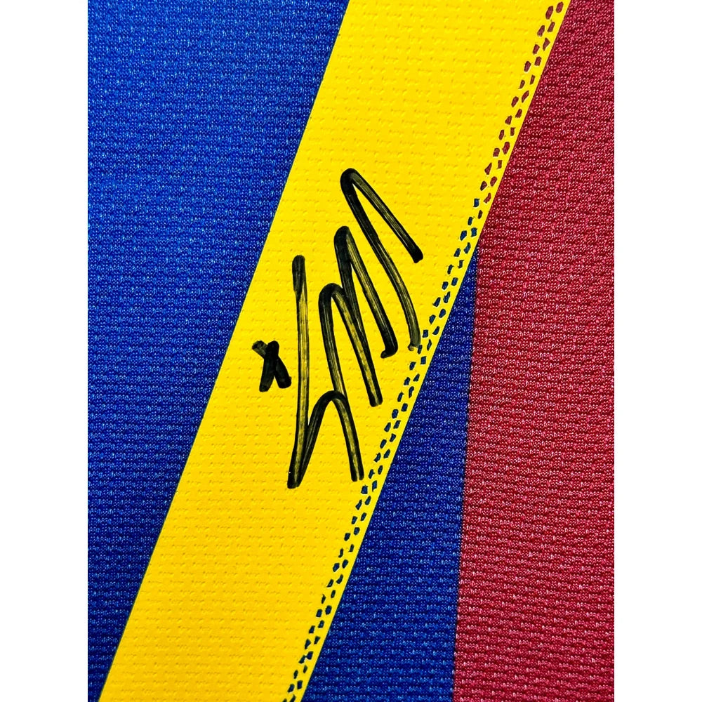Authentic David Villa Barcelona FC Soccer Jersey - Signed Spain National Team BAS COA - Perfect for Collectors, Fans & Memorabilia Displays