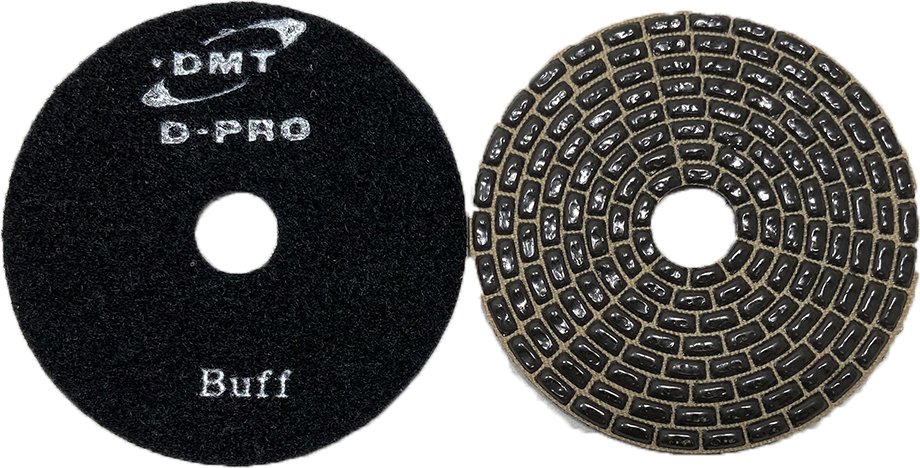 4 Inch DMT Dry Diamond Polishing Pads for Granite, Marble, Concrete - Professional Stone Polishing Tools for Countertops, Floors & Tile Work