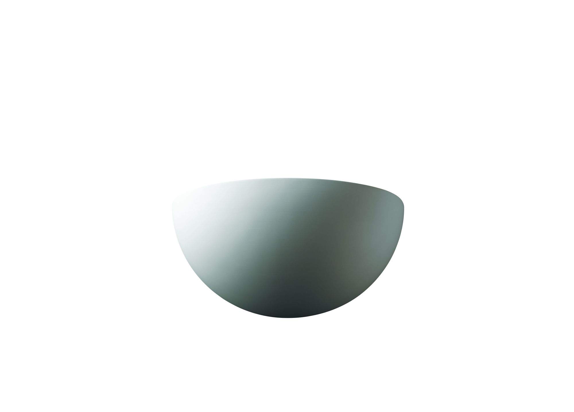 Justice Design Group Ambiance Collection 2-Light Wall Sconce - Bisque Finish | Modern Wall Lighting Fixture for Bedroom, Living Room & Hallway Decor