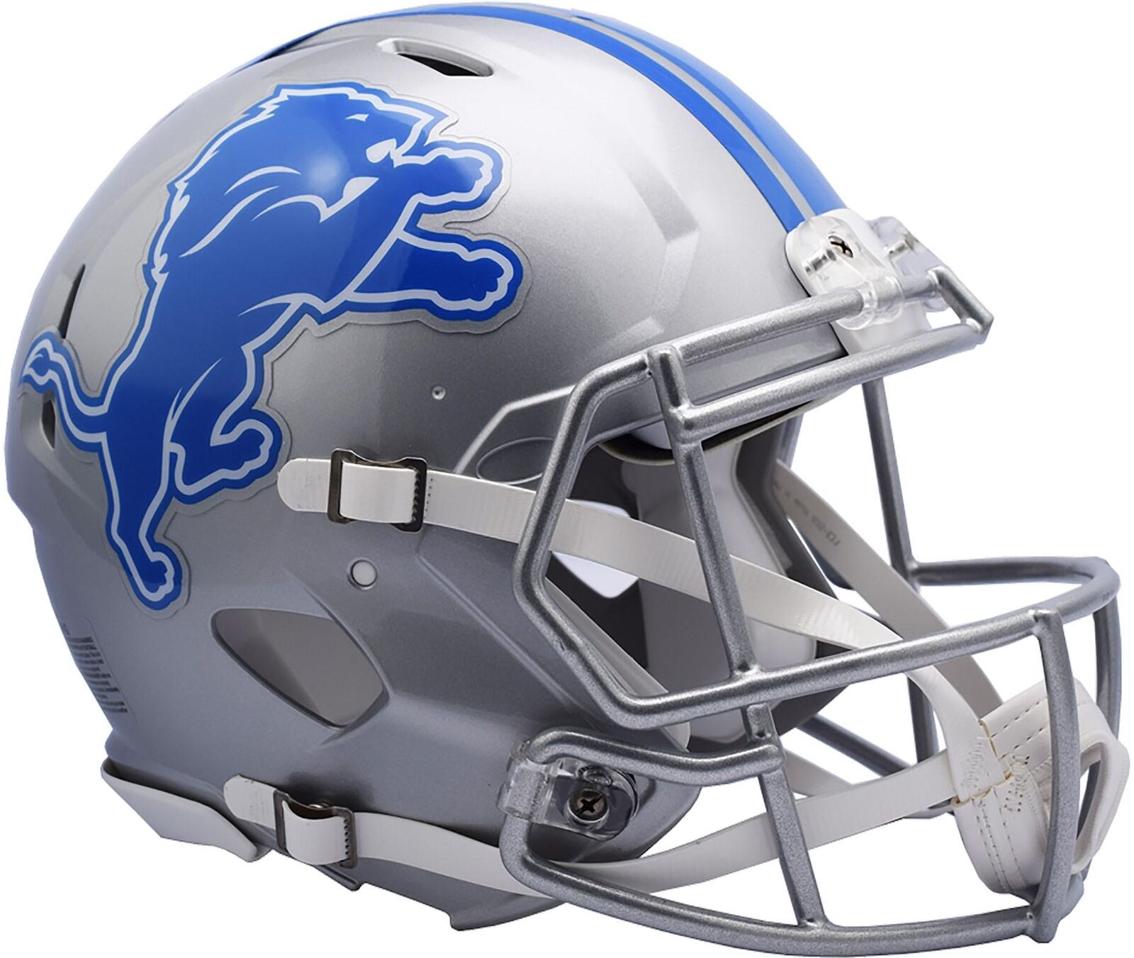 Authentic Detroit Lions Riddell Speed Football Helmet - NFL Officially Licensed for Games & Fan Collection