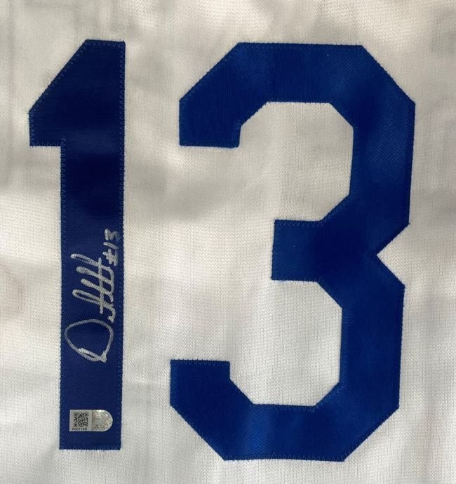 Orlando Hudson Los Angeles Dodgers Autographed White Baseball Jersey - Authentic Signed MLB Jersey for Collectors & Fans - Perfect for Memorabilia Display & Sports Enthusiasts