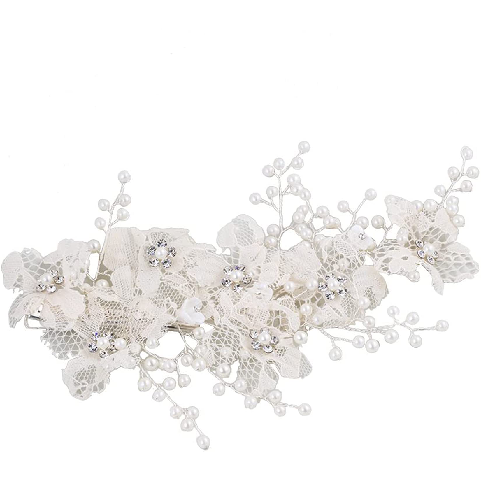 HLONGG Wedding Hair Pins for Bride & Bridesmaids - Elegant White Hair Accessories for Weddings, Prom & Special Occasions - Perfect Bridal Hair Jewelry Gift
