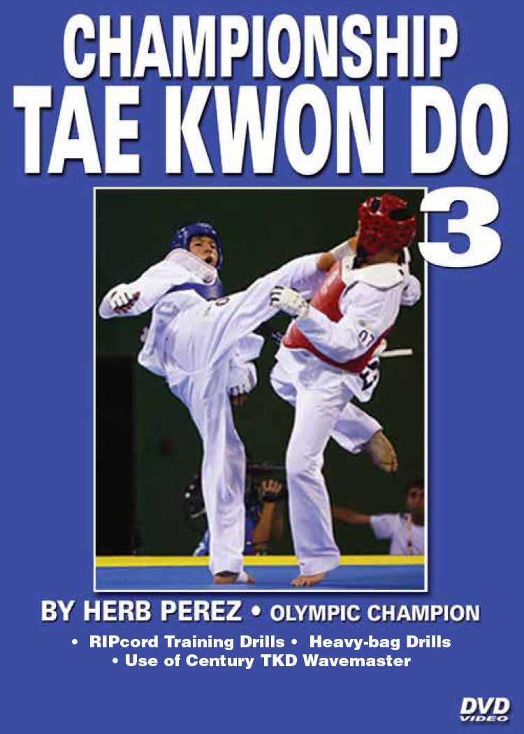 Championship Tae Kwon Do 5 DVD Set by Herb Perez - Complete Martial Arts Training for Beginners to Advanced | Home Workout & Self-Defense Mastery