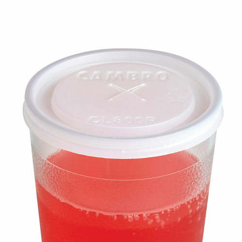 Cambro CL800P190 CamLids® Disposable Cup Lids for Colorware Tumblers - 1000/Case - Perfect for Restaurants, Cafes & Catering Events