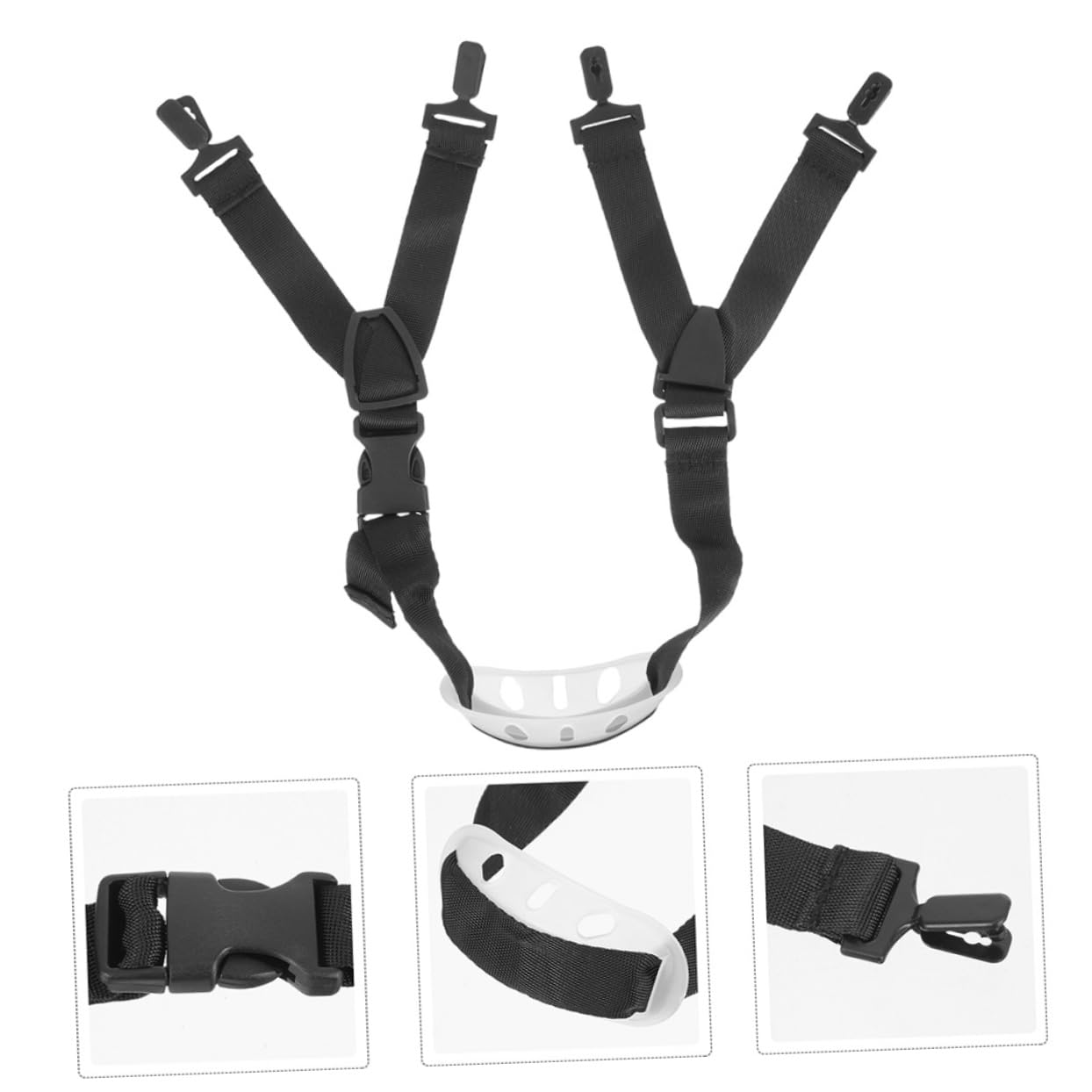 Angoily 2 Pack Universal Helmet Chin Strap - Professional Football Helmet Chin Straps, Adjustable Chin Cup & Chain Belt for Sports Safety Gear | Perfect for Football, Cycling, Motorcycle & Skateboarding Helmets