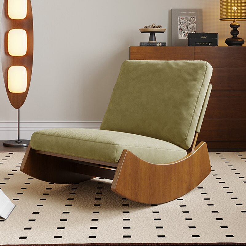 Premium Wooden Rocking Sofa Chair - Ergonomic Design for Ultimate Comfort & Stylish Home Decor - Perfect for Living Room, Nursery, or Outdoor Relaxation