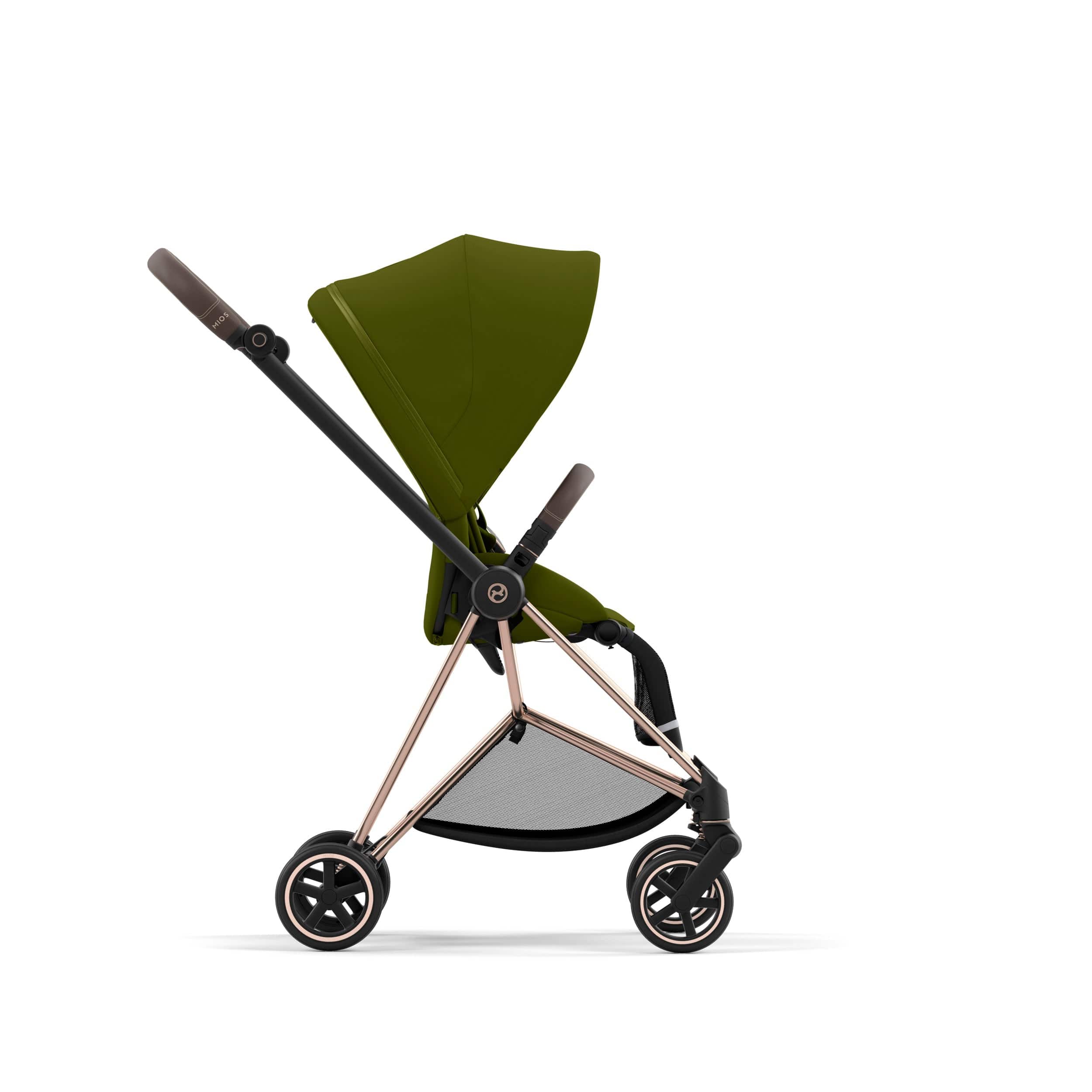 Cybex Mios 3 Complete Stroller - Rose Gold & Brown Luxury Baby Stroller with Reversible Seat | Perfect for Urban Travel, Shopping & Family Outings