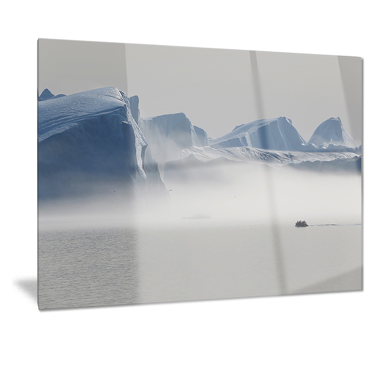 Designart Nature of Green Landscape Photo Metal Wall Art - MT7182 - 40x30 Inches - Modern Home & Office Décor for Living Room, Bedroom, or Office