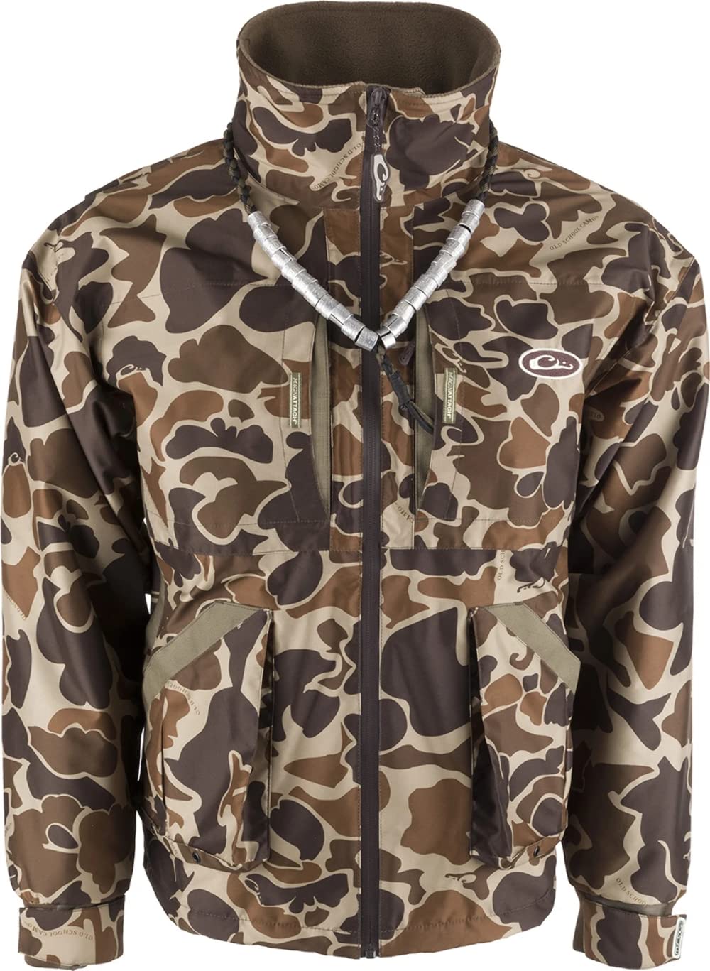 Drake Waterfowl MST Refuge 3.0 Fleece-Lined Full Zip Jacket - Men's Insulated Hunting Coat for Cold Weather - Perfect for Outdoor Adventures, Camping & Waterfowl Hunting