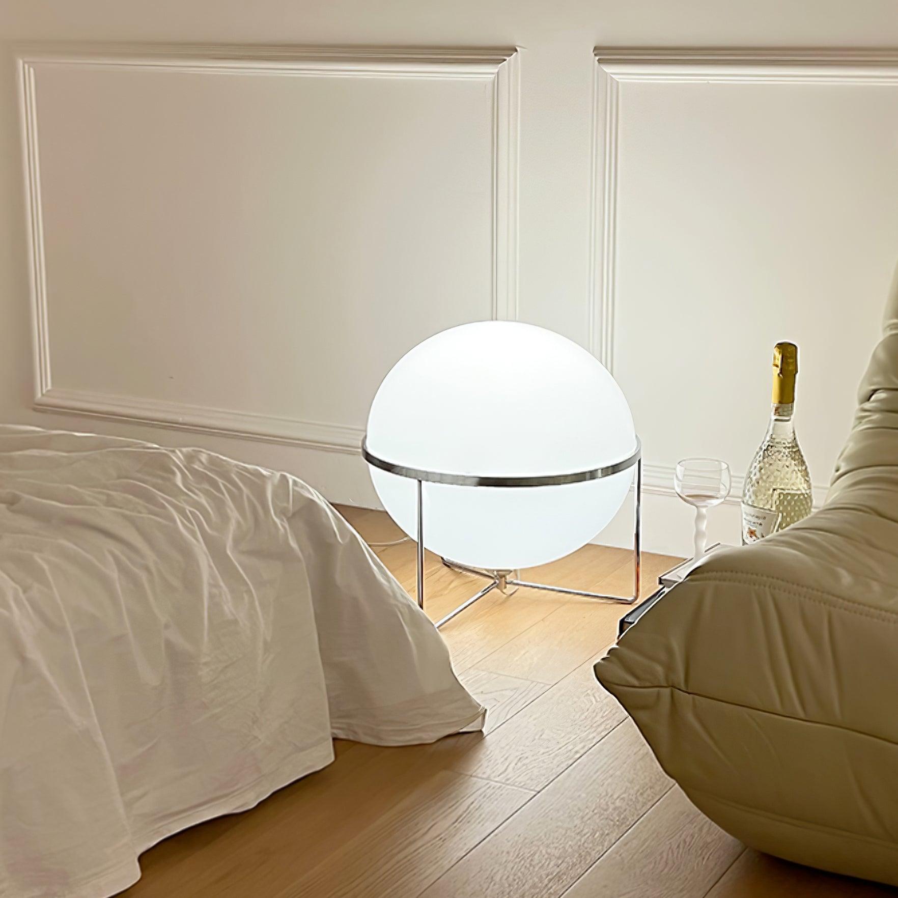 Modern Yolk Table Lamp - Egg-Shaped LED Desk Light for Bedroom, Living Room, and Office - Warm White & Adjustable Brightness - Perfect for Reading, Working, and Relaxing
