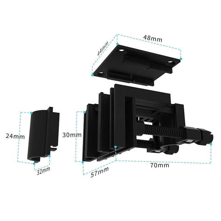 iLONDA Adjustable Multifunctional Clip Hose Holder - Perfect for Garden, Kitchen, Bathroom & Garage Organization