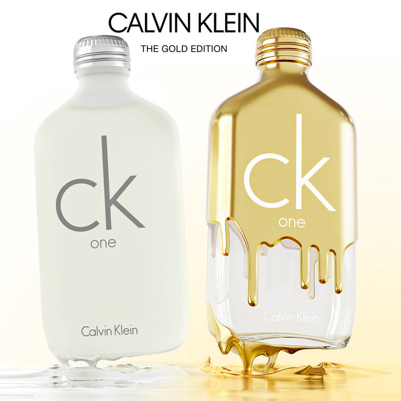 CK One Gold 3.4 oz Eau de Toilette Spray for Men & Women | Fresh Citrus Floral Scent | Day & Night Fragrance for Work, Date & Special Occasions