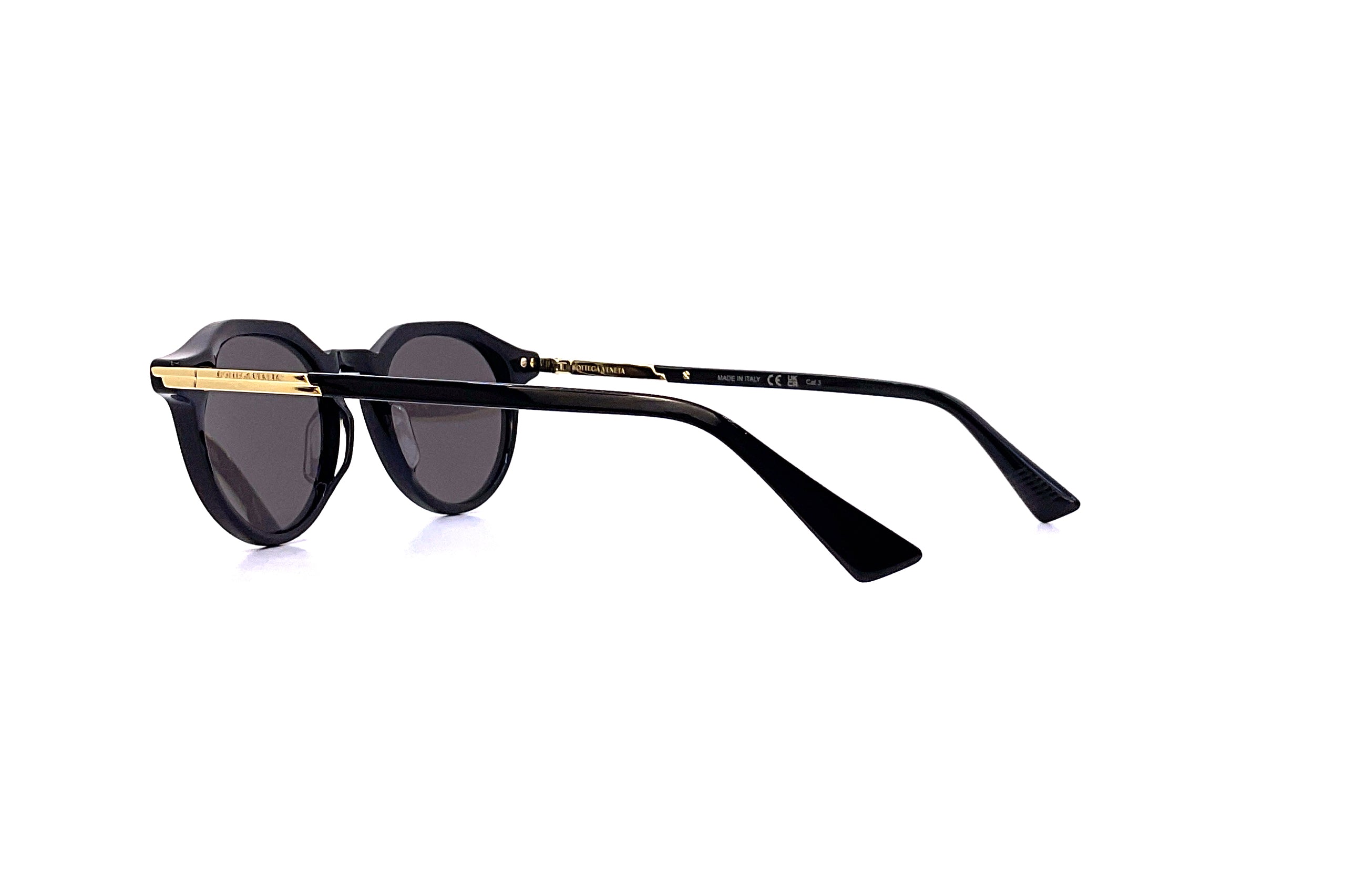 Bottega Veneta BV1260S (001) Sunglasses - Luxury Polarized UV Protection for Women & Men - Perfect for Travel, Driving & Outdoor Activities