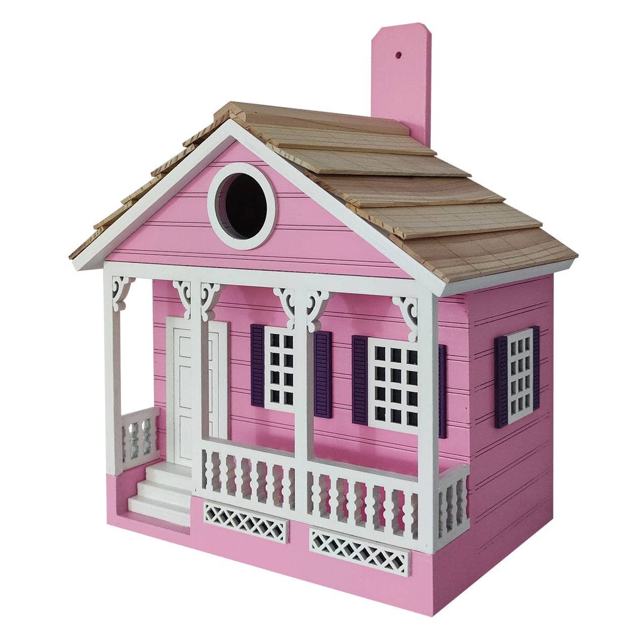 Key West Style Birdhouse Cottage - Handcrafted Wooden Birdhouse for Garden, Patio & Outdoor Decor - Perfect Gift for Bird Lovers & Nature Enthusiasts