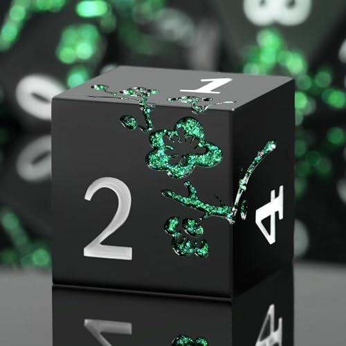 Flower Glitter Green