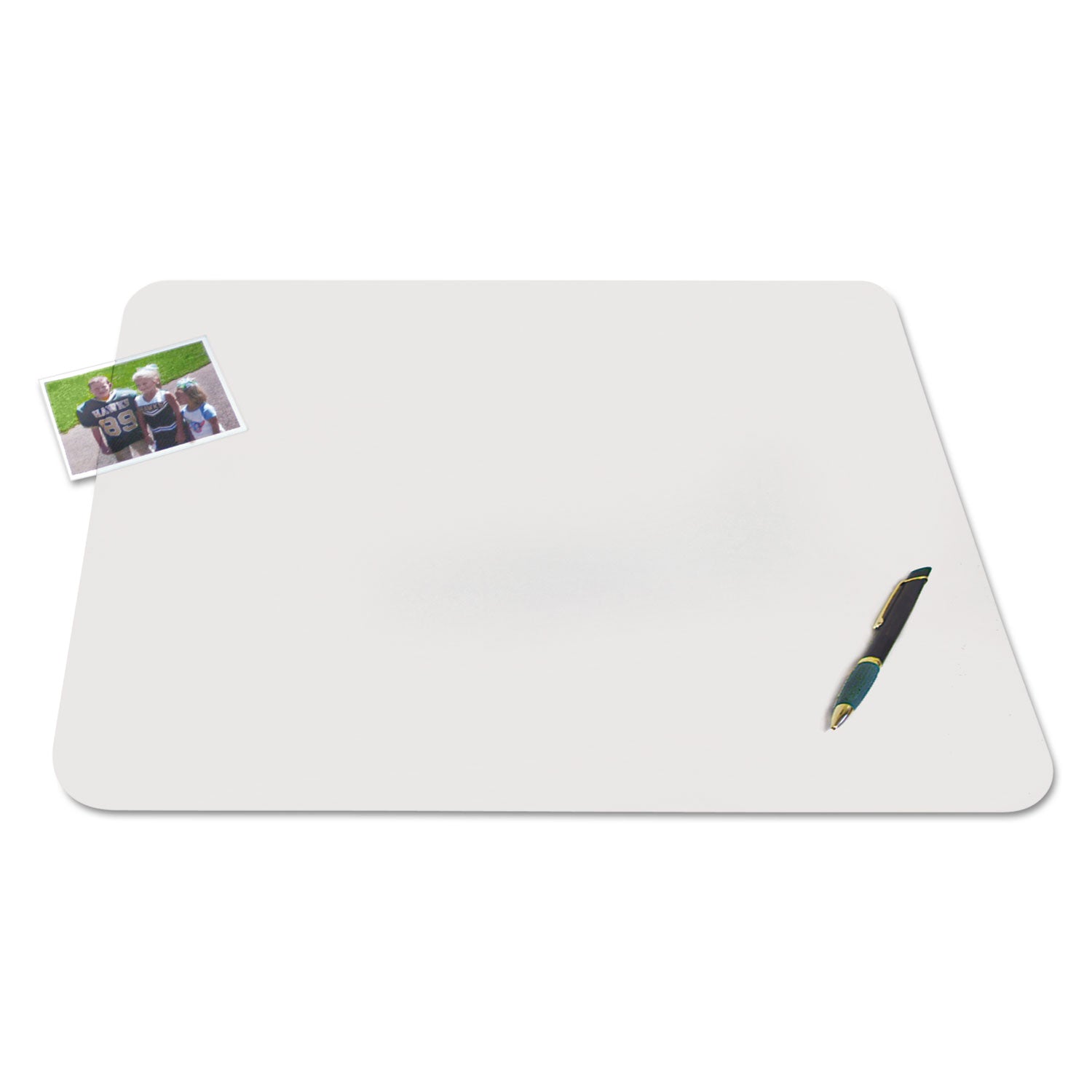 Artistic® KrystalView Antimicrobial Desk Pad - 24 x 19 Inches, Clear Matte Finish for Office & Home Workspace Protection | Spill-Resistant, Non-Slip Surface for Laptops, Keyboards & Writing