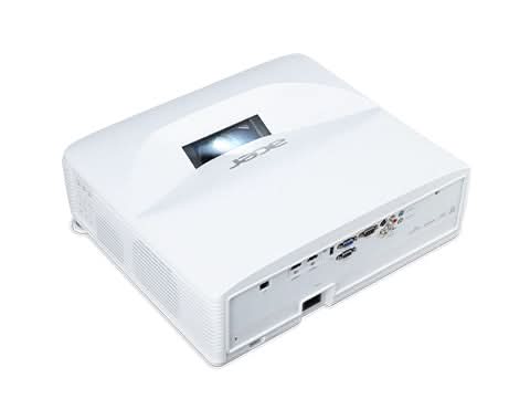 Acer Ultra Short Throw Projector UL5630 - 4500 ANSI Lumens, WUXGA (1920x1200), D-ILA Technology for Classroom & Business Presentations
