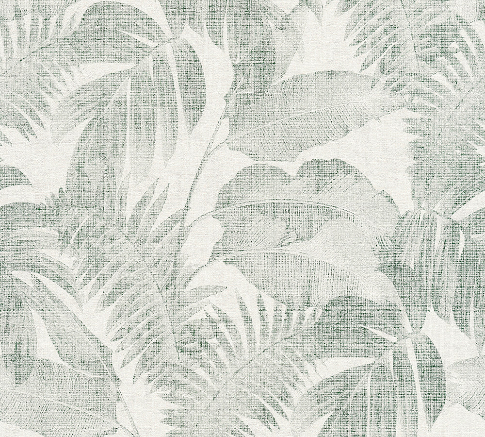 New Tropical Linen Wall Decor - Modern Botanical Wall Art for Home & Office - Perfect for Living Room, Bedroom, or Workspace Decor
