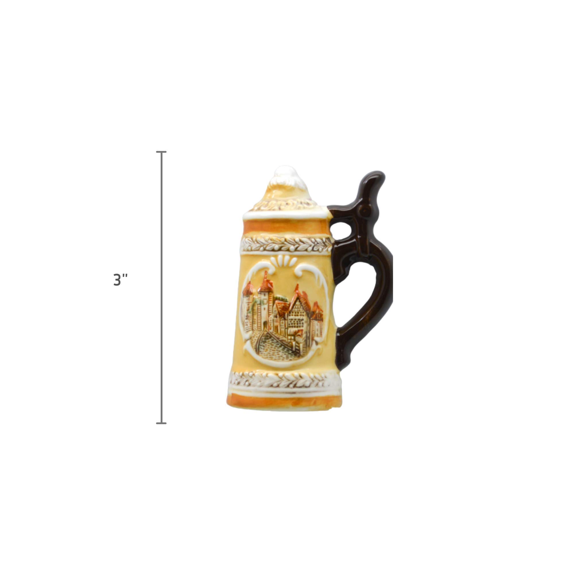 Authentic Rothenburg Beer Stein Kitchen Magnet | European Souvenir & Gift | Perfect for Beer Lovers, Home Decor, and Fridge Organization