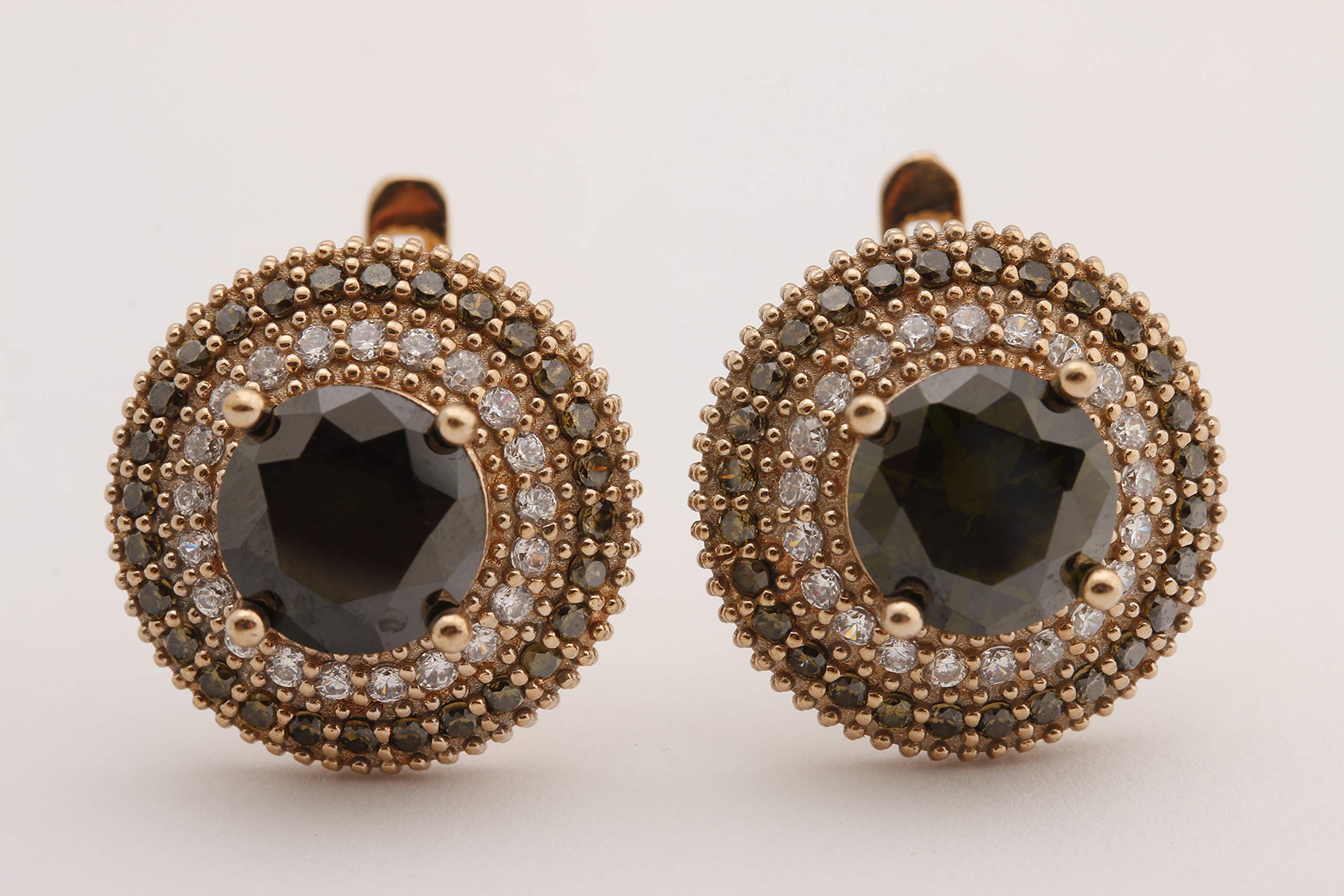 Handmade 925 Sterling Silver Peridot & Topaz Jewelry Set - Earrings, Pendant & Ring (Size Options) | Turkish Artisan Crafted | Perfect for Weddings, Gifts & Special Occasions