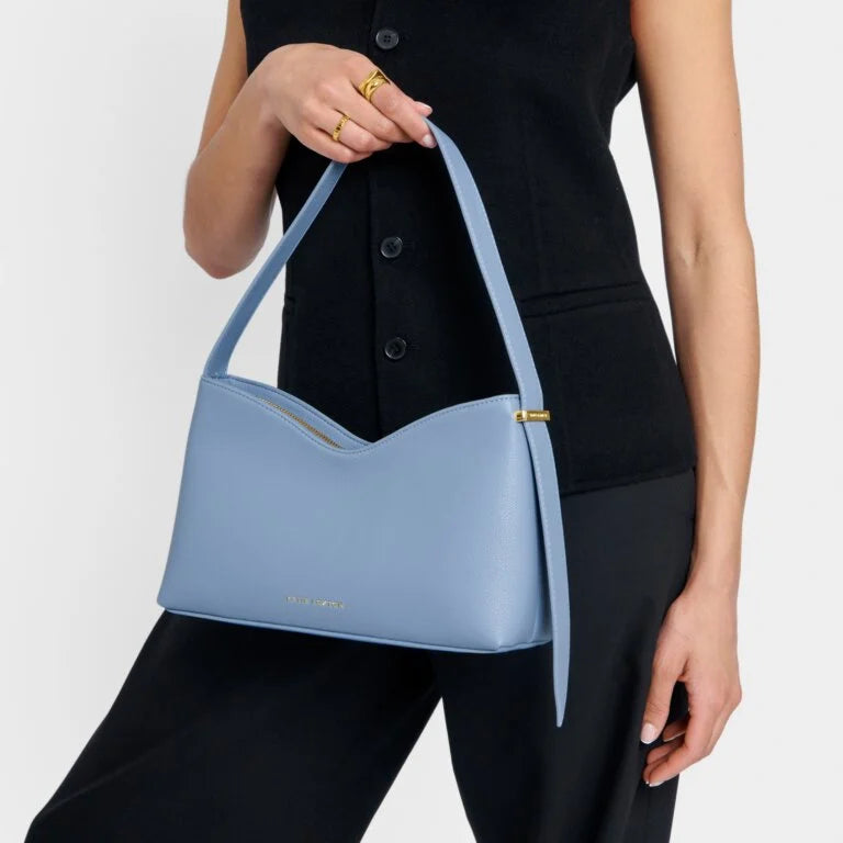 Katie Loxton Camille Small Shoulder Bag for Women - Stylish Cornflower Blue Crossbody Purse | Perfect for Everyday Use, Work, Travel & Date Night