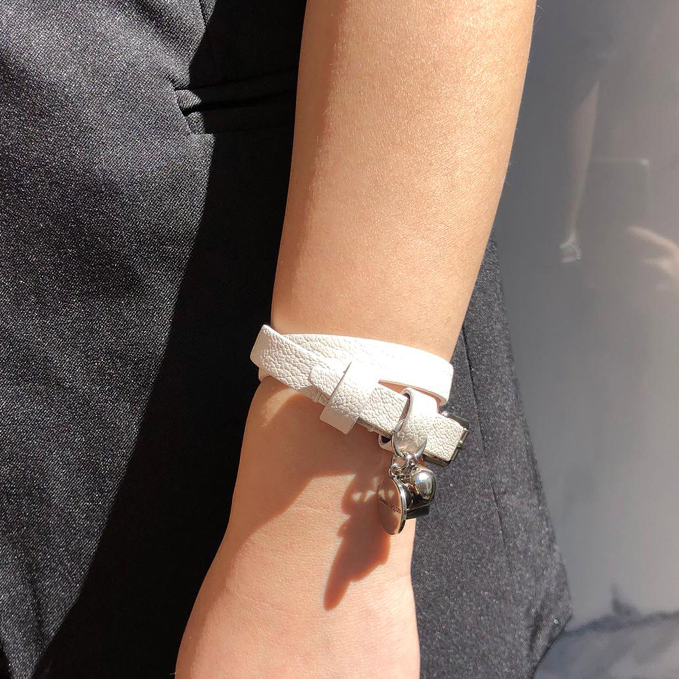 2-Pack Wrap Bracelet Set - Off White (Small) | Adjustable Boho Chic Wristband for Women, Perfect for Casual Wear, Festivals, and Everyday Fashion Accessories