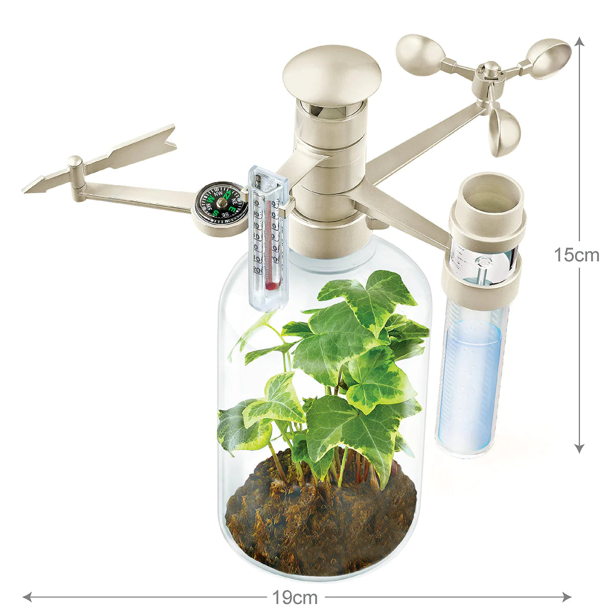Green Science Weather Station Kit for Kids - STEM Educational Toy, Learn About Climate & Meteorology - Perfect for Home, Classroom & Outdoor Science Experiments
