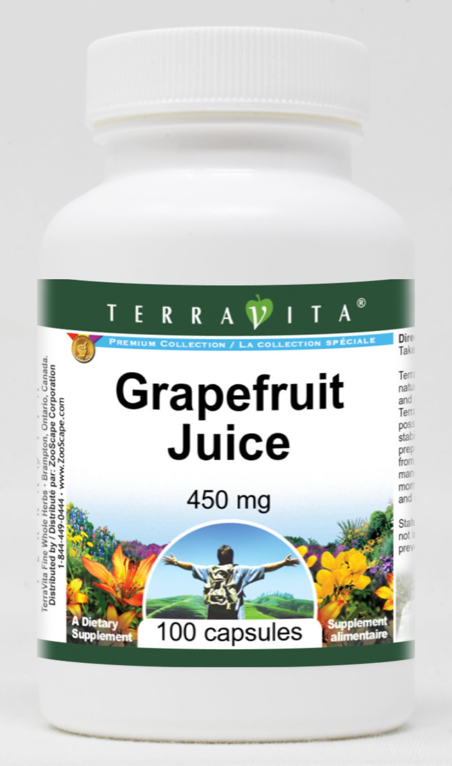 Grapefruit Juice Extract 450mg (100 Capsules per Bottle, ZIN: 521734) - 3 Pack Supplement for Weight Management & Detox | Supports Immune Health & Metabolism