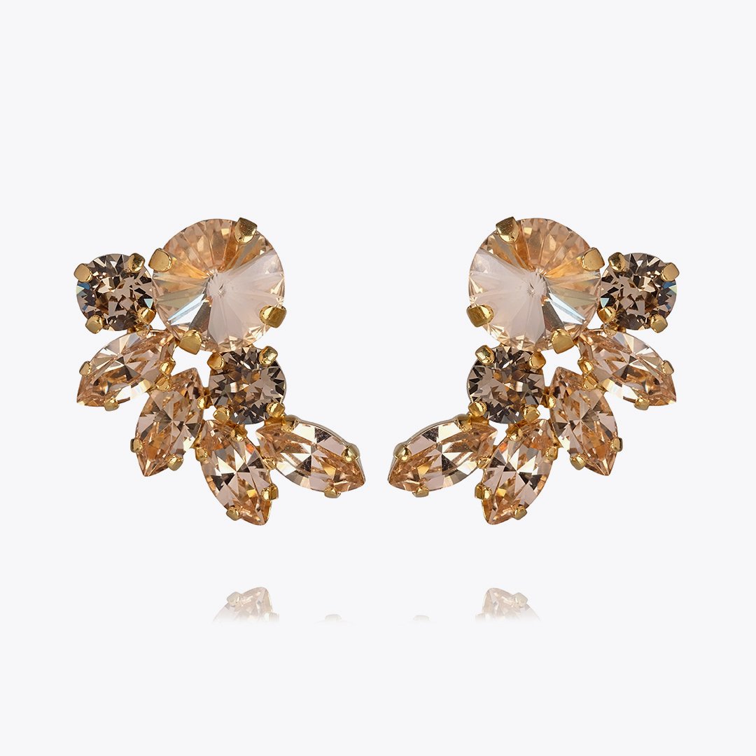 Electra Earrings Set - Greige Combo | Trendy Dangle Earrings for Women | Perfect for Casual Wear, Office & Evening Events