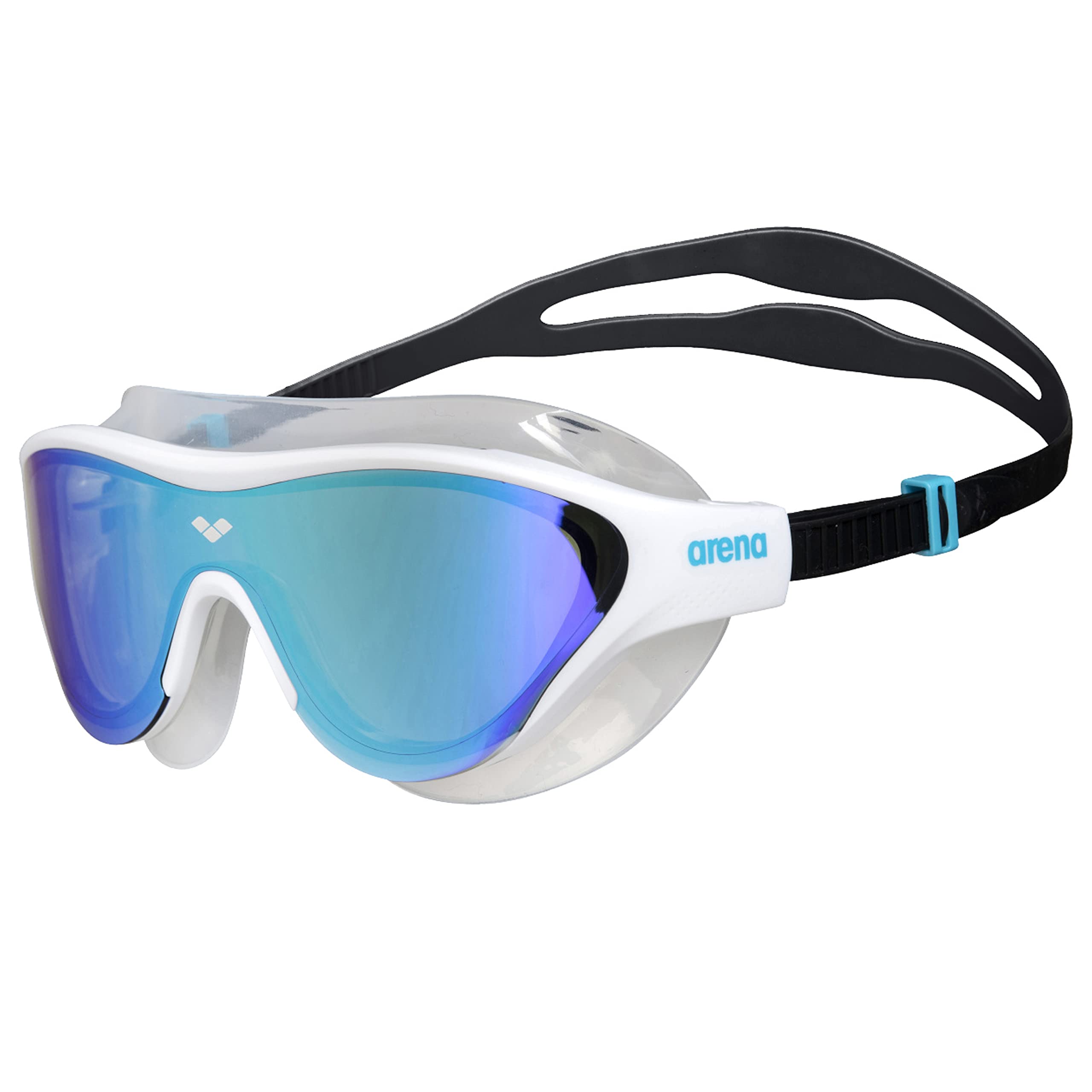 ARENA Unisex Adult The One Swim Mask - Anti-Fog Fitness Swimming Goggles for Men & Women with Large Fit Polycarbonate Mirror/Non-Mirror Lens - Perfect for Lap Swimming, Training & Competitive Swim Meets