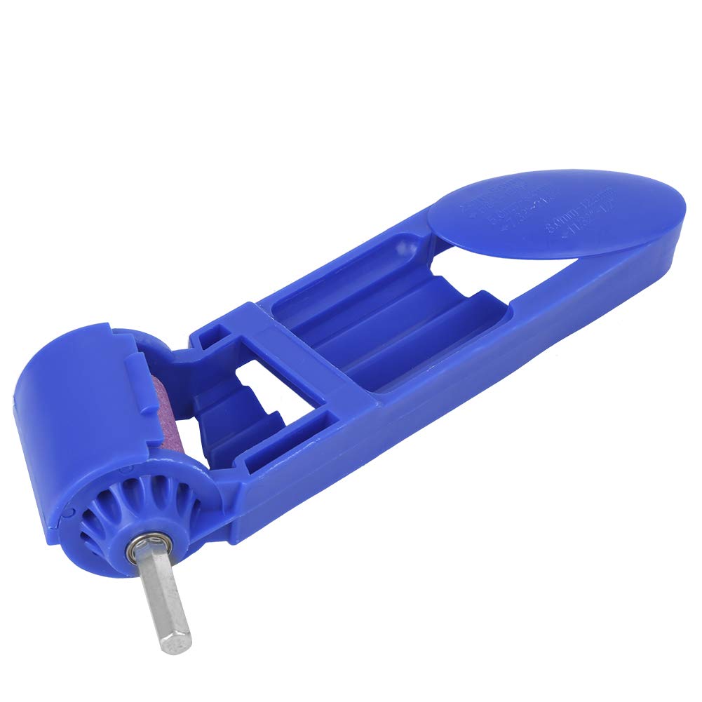 Portable Drill Bit Sharpener for Iron-Based Bits - ABS Plastic Sharpening Tool Saves Effort & Time - Perfect for Home DIY, Woodworking, and Metalworking Projects