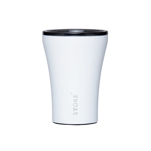 STTOKE Insulated Ceramic Travel Mug - Reusable Coffee Cup for Hot & Cold Drinks - Perfect for Commuting, Office, Camping & Outdoor Adventures