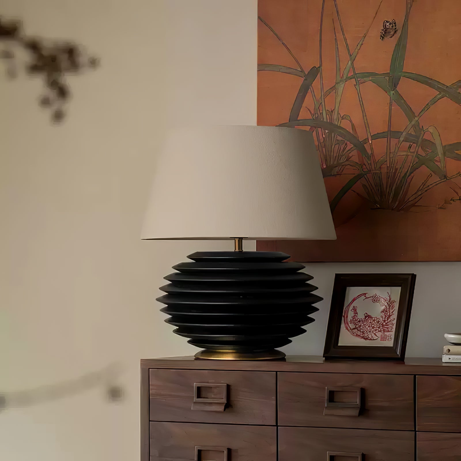 Stylish Cadence Table Lamp - Modern LED Bedside Lamp for Living Room, Bedroom & Office - Perfect for Reading, Decor & Ambient Lighting