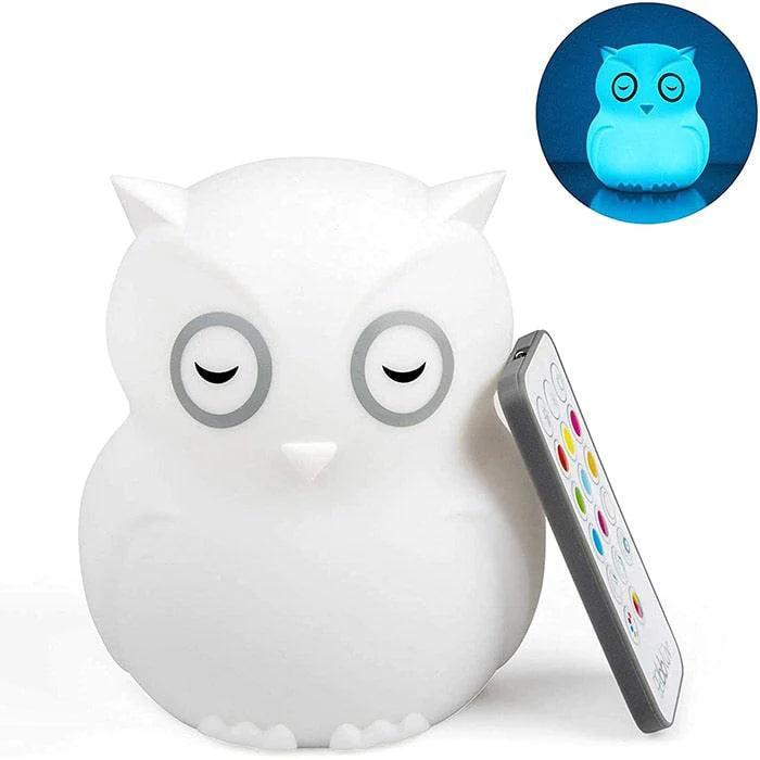 Portable USB Rechargeable Silicone Night Light - Soft Glow for Kids, Nursery, Bedroom, Travel & Camping