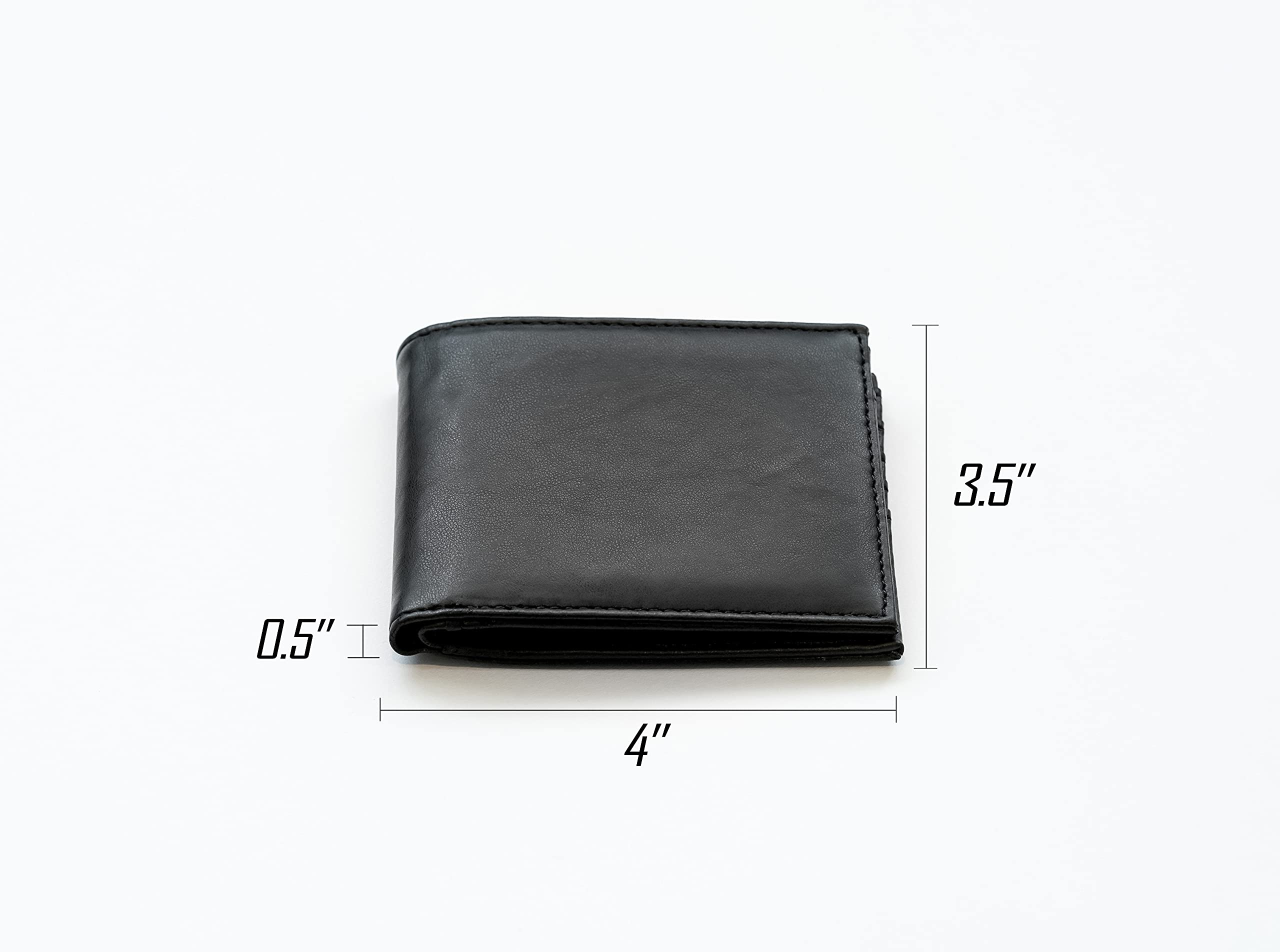NFL Laser Engraved Slim Billfold Wallet for Men - Premium Leather Money Clip Wallet - Perfect Gift for Football Fans (Office, Travel, Everyday Use)